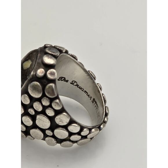 ECHO OF THE DREAMER STERLING SILVER 925 TURQUOISE RING SIZE 6.5 - Picture 11 of 15